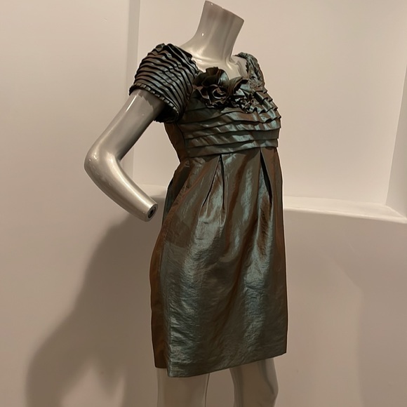 Twelve Couture  Rive  Gauche Mini  Dress  2007  Green  Size S - Picture 4 of 13